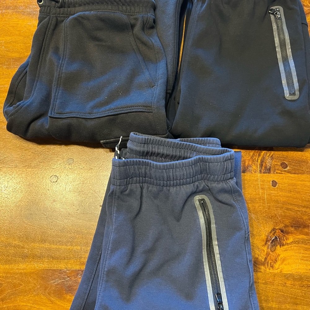Kids Black Jogger Pants